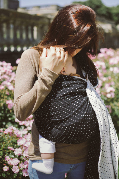 Leora スリング Plumetis Ombre et lumière Sling Plumetis Ombre et lumière – RIVIERE VIRGINIE